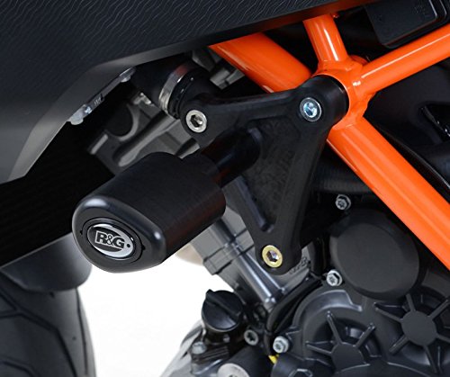 R&G(アールアンドジー) エアロクラッシュプロテクター ブラック 1290 SUPER DUKE GT RG-CP0408BL