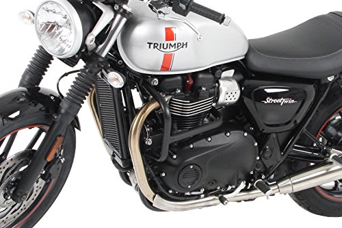 HEPCO&BECKER(ヘプコ&ベッカー) エンジンガード スチール ブラック Street Twin(16-17) 5017543-0001