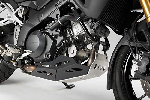 SW-MOTECH: エンジンガード Black/Silver For V-Strom 1000 without クラッシュバー | mss-05-440-10100 MSS.05.440.10100