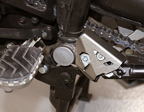 SW-MOTECH: サイドスタンドスイッチガード Silver Kawasaki KLR 650 (08-) | sct-08-174-10000-s SCT.08.174.10000/S