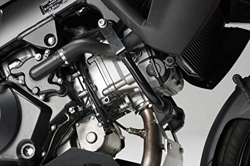 SW-MOTECH: エンジンガード Black/Silver For V-Strom 1000 without クラッシュバー | mss-05-440-10100 MSS.05.440.10100