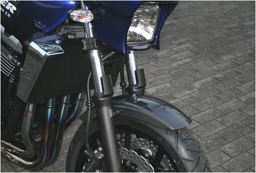 ストライカー(STRIKER) エアロデザイン スペシャルフロントフェンダー Type 1 黒ゲル ZRX1200S ZRX1200 DAEG[ダエグ] ZRX1100 SAD-FF101B