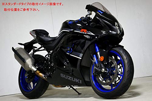 RIDEA フレームスライダー メタリックタイプ カラー:ブラック SUZUKI GSX-R1000/R 2017- RI0000402