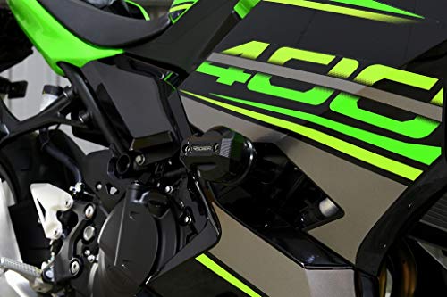 RIDEA フレームスライダー スタンダードタイプ カラー:ゴールド KAWASAKI NINJA400 2018 NINJA250 2018 FS-KA-10-GD