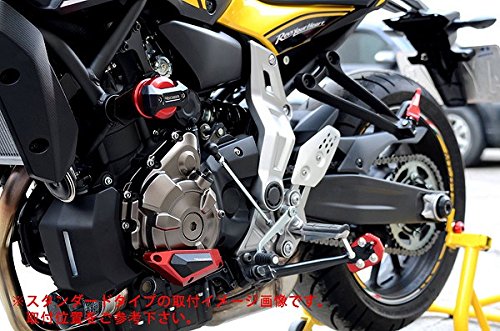 RIDEA フレームスライダー メタリックタイプ レッド YAMAHA (MT-07 2014-)(XSR700 2016-) FS2-Y02-RD