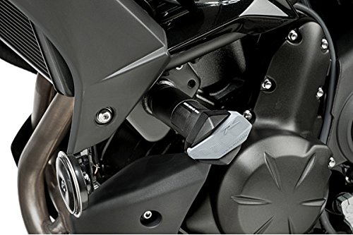 Puig 7714N CRASH PADS 【BLACK】 Kawasaki VERSYS650 (14-15) プーチ スライダー パッド オートバイ バイク パーツ