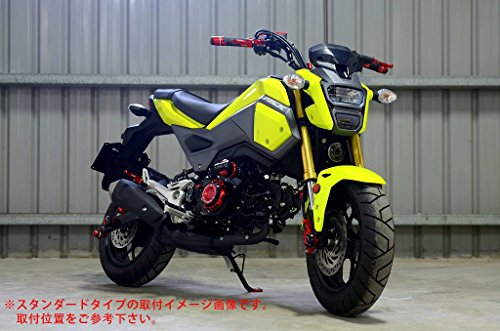 RIDEA フレームスライダー メタリックタイプ ゴールド HONDA GROM/MSX125 2013-2016 FS2-H01-GD