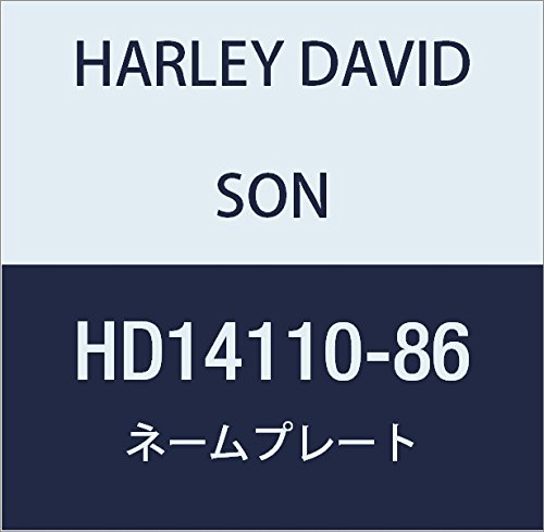 ハーレーダビッドソン(HARLEY DAVIDSON) NAMEPLATE, FUEL TANK, RH, SLVR HD14110-86