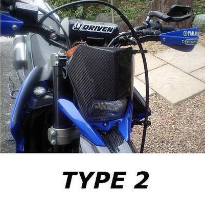 WR250R/X カーボン フェイスカバー TYPE2 em-wr250rx-cfc2