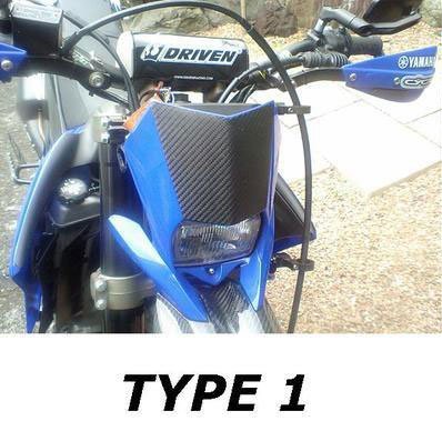 WR250R/X カーボン フェイスカバー TYPE1 em-wr250rx-cfc1