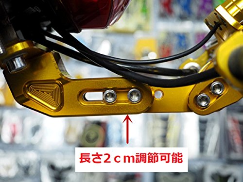 〔mikan〕 ライセンス ナンバー プレート ステー LED ライト ナンバー 灯 付き 汎用品 オートバイ バイク カスタム ドレスアップ
