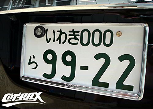 【COTRAX】 ナンバーシールカバー 封印カバー 封印リング+3M厚手両面テープ 盗難防止 アルミ製 ドレスアップ 汎用 サークル(ブラック)