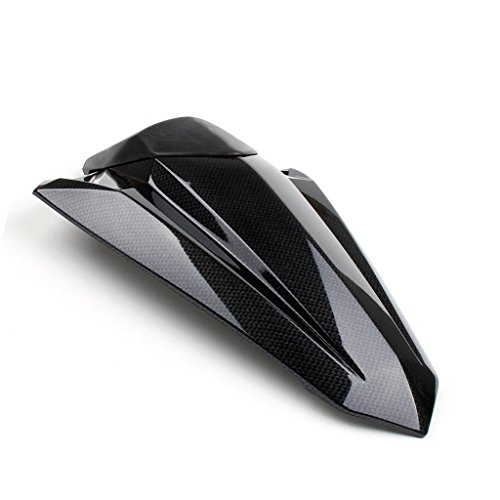 バイク・オート シングルシートカウル シートカバー 黑 ABSプラスチック製 対応車種(カワサキ Z250 13-16年) カーボン