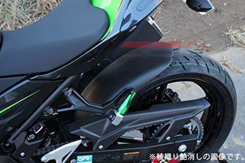 SSK リアフェンダー ロングタイプ ドライカーボン 仕様:綾織艶消し KAWASAKI NINJA250 2018- KAWASAKI NINJA400 2018- CKA1202TM