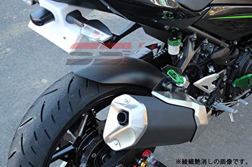 SSK リアフェンダー ロングタイプ ドライカーボン 仕様:綾織艶消し KAWASAKI NINJA250 2018- KAWASAKI NINJA400 2018- CKA1202TM