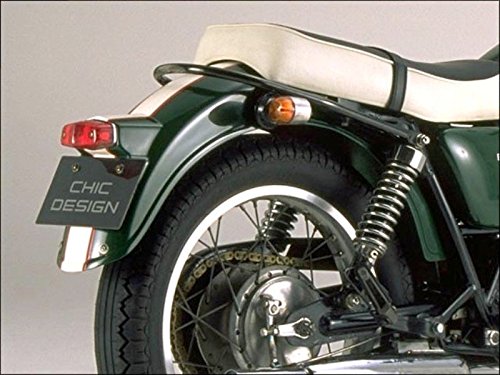 シックデザイン(CHIC DESIGN) クラシックフェンダー リア FRP製 黒ゲル(未塗装) SR400/500 78- SR-RF3