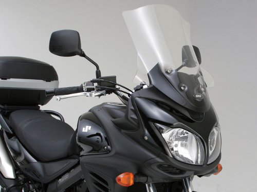 GIVI(ジビ)【イタリアブランド】  ロングウインドスクリーン クリア STROM('11-'12) DL650V 78065 高性能&スタイリッシュデザイン