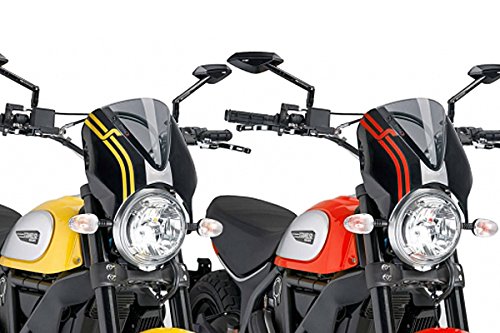 Puig 7652H NEW GENERATION 【SMOKE】 DUCATI SCRAMBLER (15-) プーチ スクリーン カウル オートバイ バイク パーツ