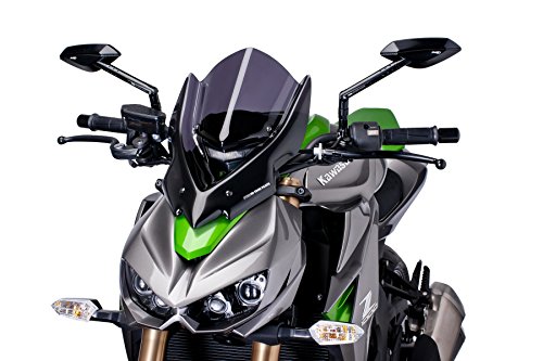 Puig(プーチ) バイク用スクリーンカウル ダークスモーク NEW GENERATION LONG  Kawasaki Z1000 (14-15) Puig 7514F