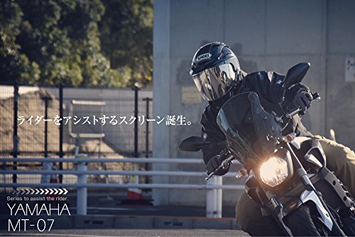 ワールドウォーク MT-07専用スマートフォンマウントロングスクリーン スモーク ws-22s