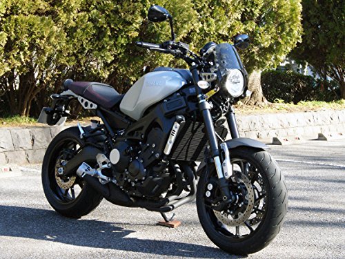 ワールドウォーク XSR900用フォークマウントスクリーン ショート スモーク ws-26-6ss