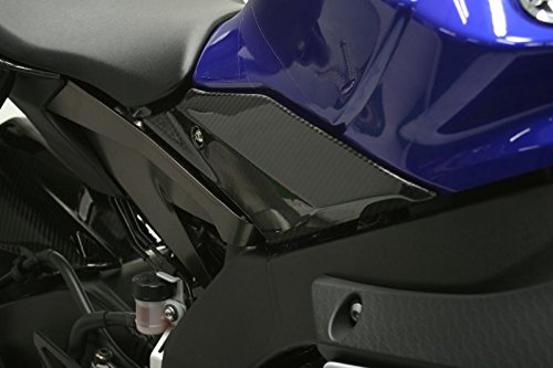 ネクスレイ(NEXRAY) ドライカーボン サイドパネル左右SET(タンク下) [スモークブラック] YZF-R1 15-16/R1 M 15-16 31830606