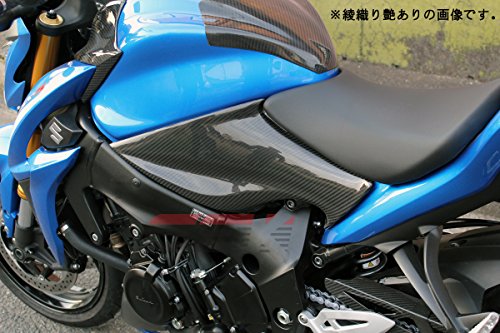 SSK タンクサイドカバー 左右セット ドライカーボン 綾織り艶あり SUZUKI (GSX-S1000)(GSX-S1000F) CSU0606TG