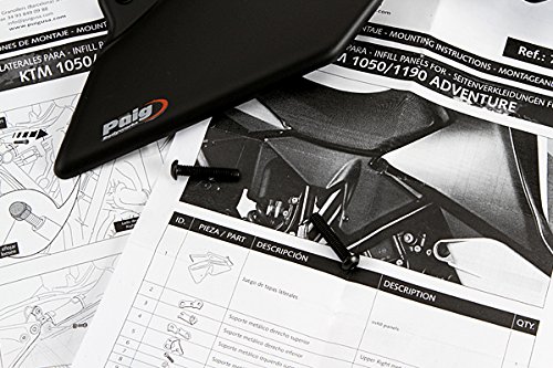 Puig 7513J SIDE COVER【MATT BLACK】KTM 1190ADVENTURE (13-14) プーチ カウル サイドカバー オートバイ バイク パーツ