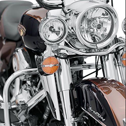 ハーレーダビッドソン/Harley-Davidson フォークマウントウインドデフレクター/クローム/57400146AハーレーパーツWindshields ? Road King/TOURING & TRIKE 57400146A