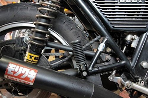 【Rurumi】アルミ 製 汎用 リア タンデム ステップ バー 左右 2個 セット バイク 単車 オートバイ タイプ Z400FX