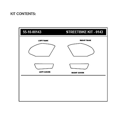STOMPGRIP(ストンプグリップ) トラクションパッド タンクキット VOLCANO クリア GSXR1000/GSXR1000R 17 55-10-0143