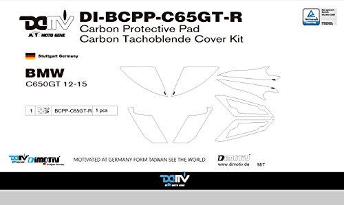 BMW C650GT 12-15 K3 カーボンプロテクトパッド タンクパッド(Carbon Protective Pad) DI-BCPP-C65GT-R