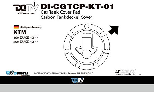 3Dタンクキャップパッド  K3 カーボン(Tank Cap Protective Pad)200 Duke 13-14,RC390 13-15,390 Duke 13-14 DI-CGTCP-KT-01