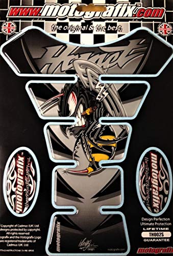 MOTOGRAFIX(モトグラフィックス) TANK PAD HONDA HORnet 250/600/900 メタリック シルバー/レッド/ブラック/イエロー MT-TH002SS1