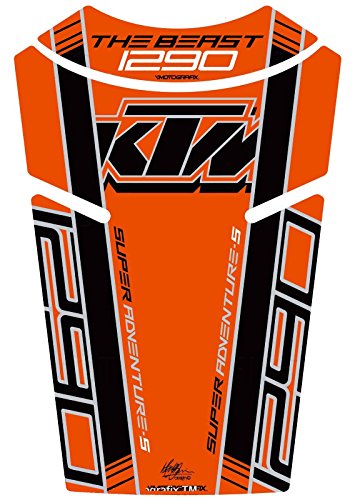 MOTOGRAFIX(モトグラフィックス) タンクパッド KTM 1290 Super Adventure S(17-) オレンジ/ブラック MT-TKTM03OK