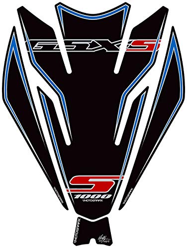 MOTOGRAFIX(モトグラフィックス) TANK PAD SUZUKI GSX-S1000 ブラック/ブルー MT-TS029KB