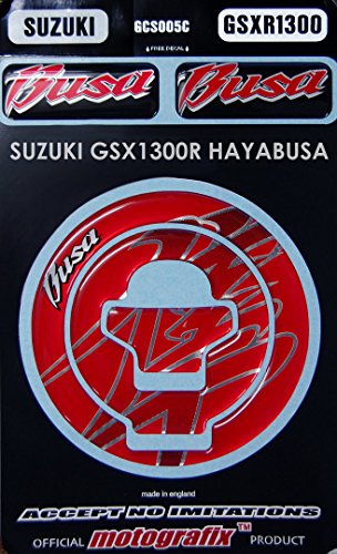 MOTOGRAFIX(モトグラフィックス) Fuel Cap Protector SUZUKI GSX1300R隼 レッド MT-GCS005C