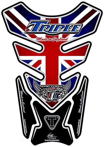 MOTOGRAFIX(モトグラフィックス) タンクパッド QUADPAD TRIUMPH QUADPAD UNION JACK MT-TT012UJ