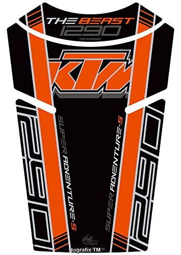 MOTOGRAFIX(モトグラフィックス) タンクパッド KTM 1290 Super Adventure S(17-) ブラック MT-TKTM03K