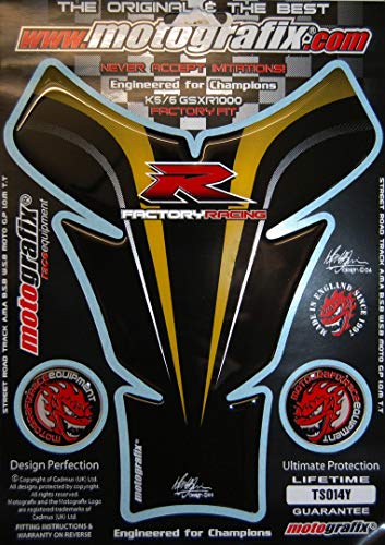 MOTOGRAFIX(モトグラフィックス) TANK PAD SUZUKI GSX-R イエロー MT-TS014YS1