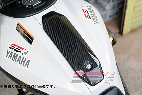 SSK タンクセンターカバー ドライカーボン 綾織り艶あり (YAMAHA MT-07/MT-07 ABS) CYA0504TG