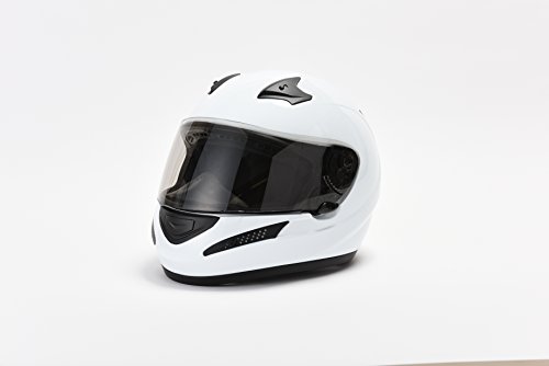 commencer バイクヘルメット フルフェイス ヘルメット SMD01 ホワイト L (59-60cm) SMD01