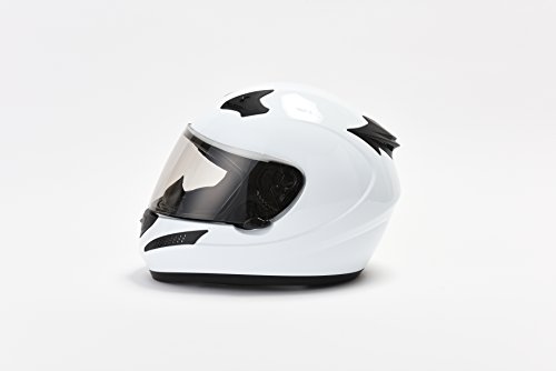 commencer バイクヘルメット フルフェイス ヘルメット SMD01 ホワイト L (59-60cm) SMD01