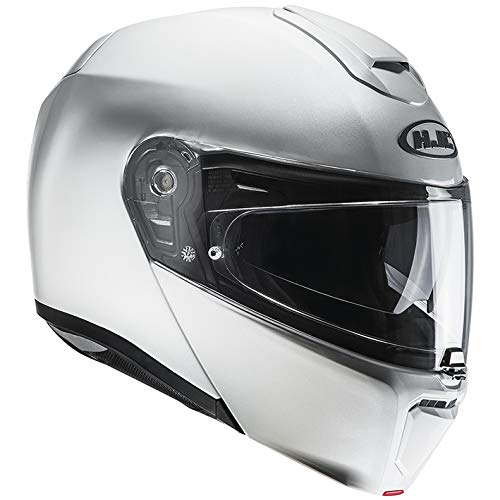 HJC(エイチジェイシー) バイクヘルメット システム パールホワイト ライアン (サイズ:XL) RPHA90 SOLID(ソリッド) HJH156