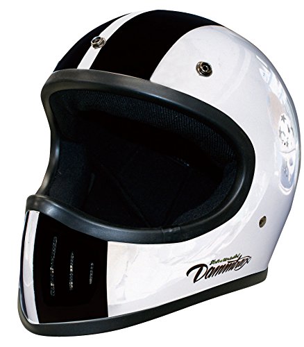ダムトラックス(DAMMTRAX) バイクヘルメット フルフェイス BLASTER COBRA - 改 ホワイト Lサイズ (59-60cm) -