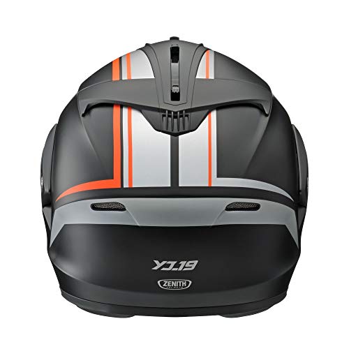 ヤマハ(YAMAHA) バイクヘルメット システム YJ-19 ZENITH サンバイザーモデル グラフィック GF-03オレンジ Lサイズ(59-60cm) 90791-2362L