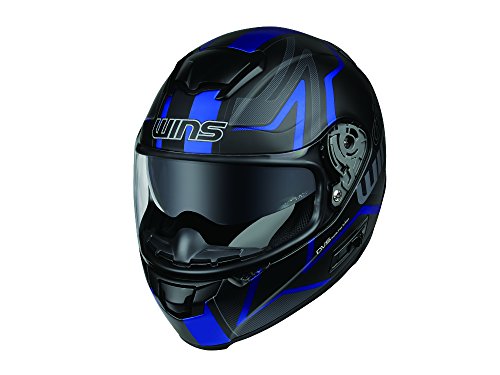 ウインズジャパン〔WINS JAPAN 〕 FF-COMFORT GT-Z マットブラック×ブルー L 5834 フルフェイス ヘルメット