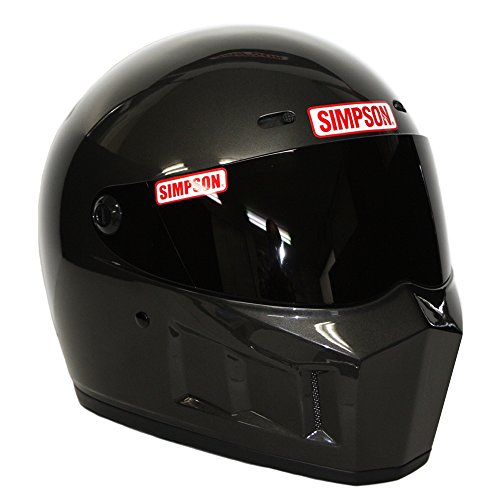 シンプソン(SIMPSON)バイクヘルメット フルフェイス SUPER BANDIT 13 ガンメタ 58cm 3303165800