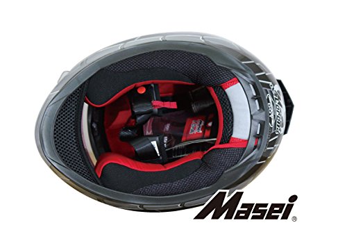 MASEI HELMETS ロボヘル850 フルフェイスヘルメット(マセイ)艶ありグリーン M MA-850-TGR-M