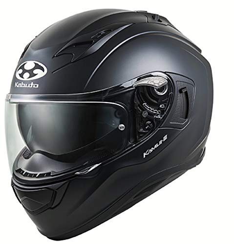 オージーケーカブト(OGK KABUTO)バイクヘルメット フルフェイス KAMUI3 フラットブラック (サイズ:XS) 584801